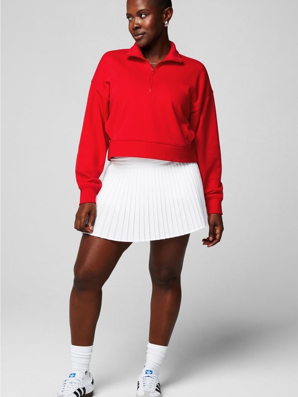 NWOT Fabletics Year Round Terry Half Zip Sweatshirt